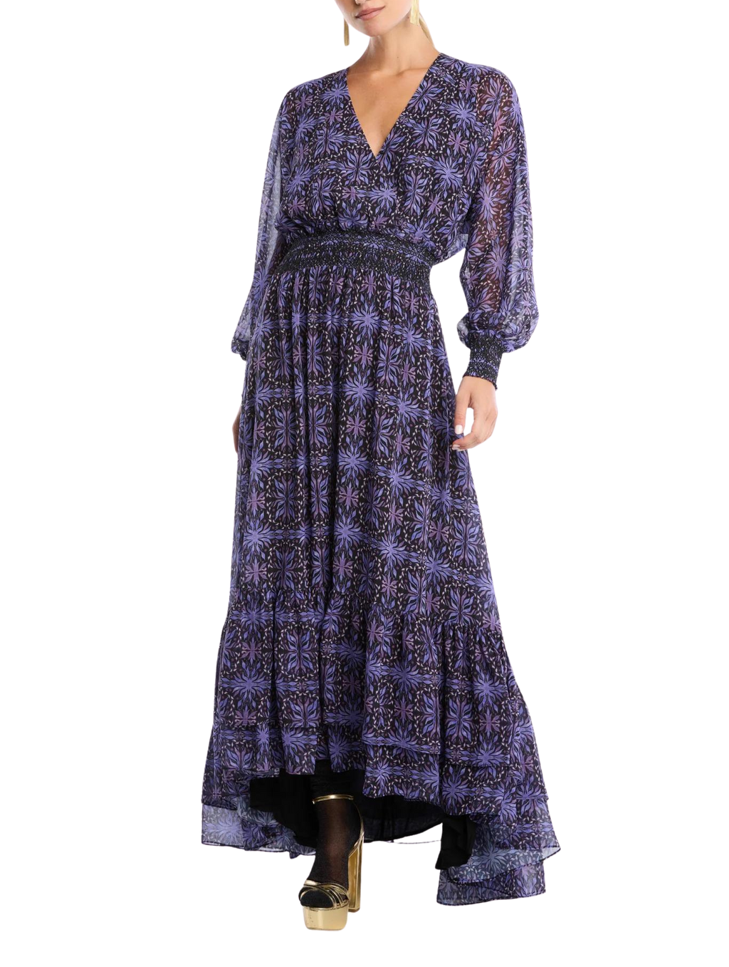 Celine dress - purple kaleidoscope