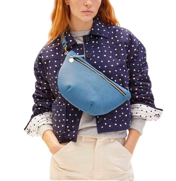 Grande fanny - desert blue perf veg – Mason-Mayes Grande fanny - desert blue perf veg – Mason-Mayes