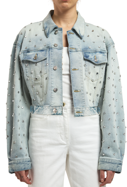 crystal denim jacket – Mason-Mayes