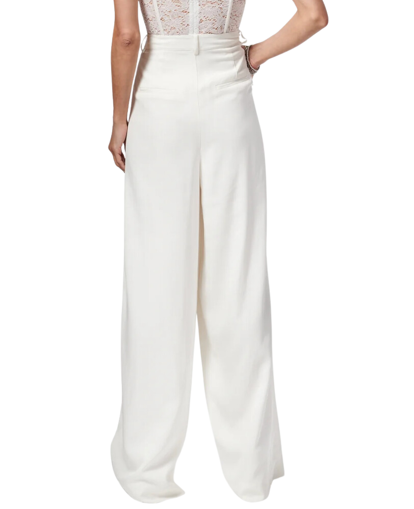 Rylie rayon twill pant - white