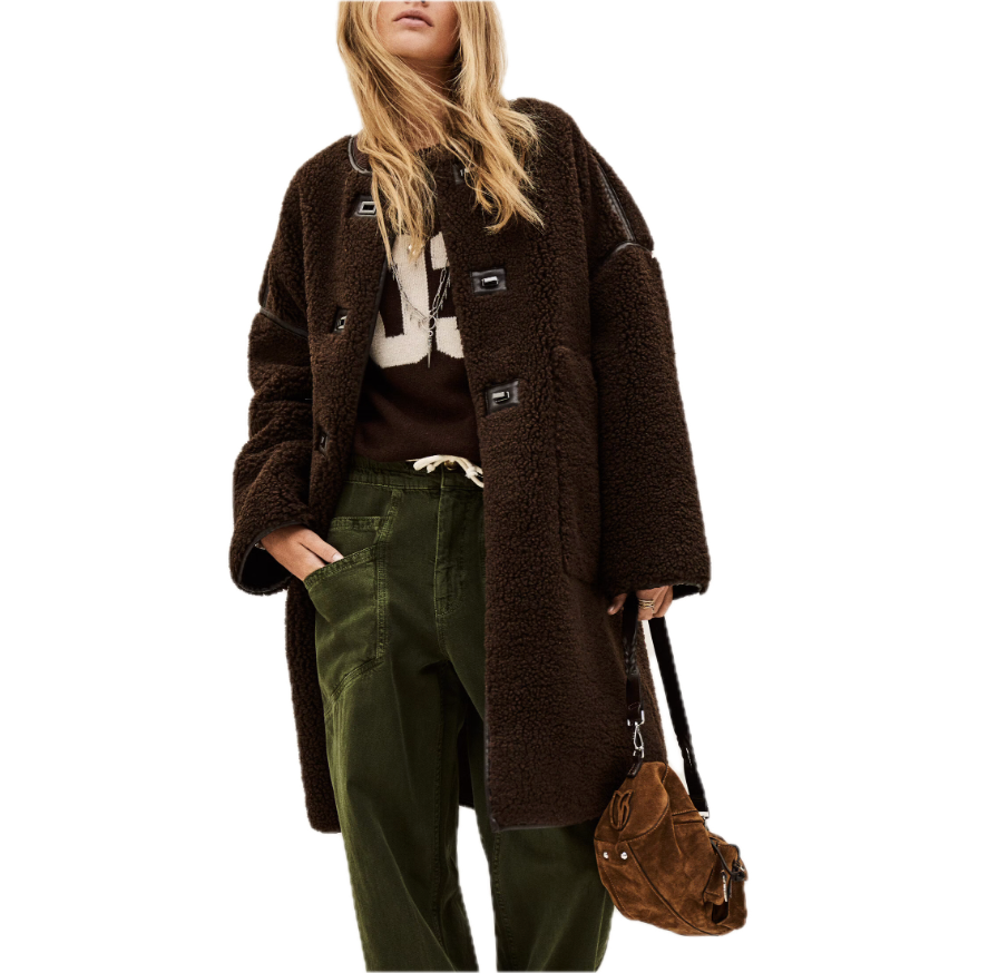 Coat millie - chocolate