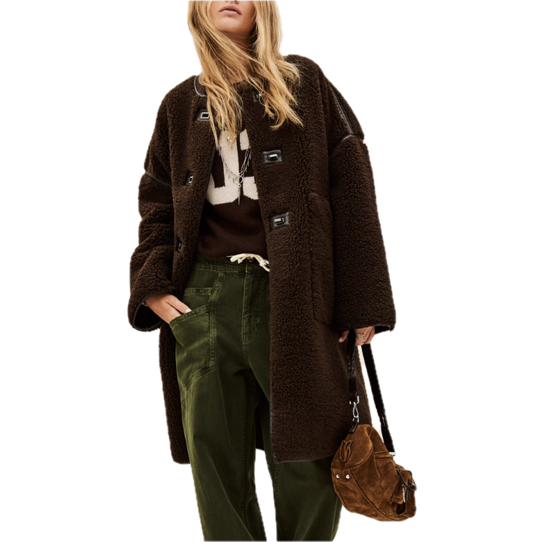 Coat millie - chocolate