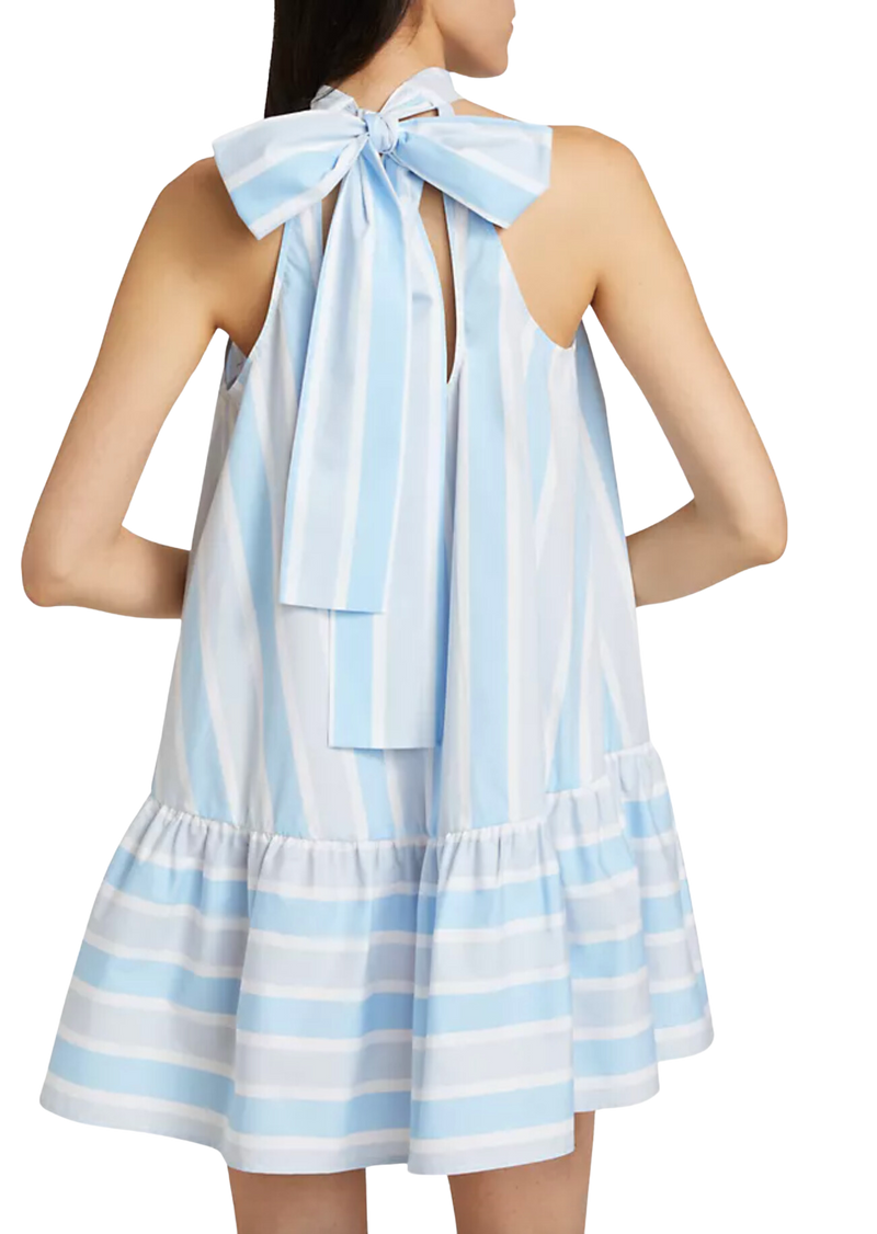 Mini marlowe dress - adriatic stripe