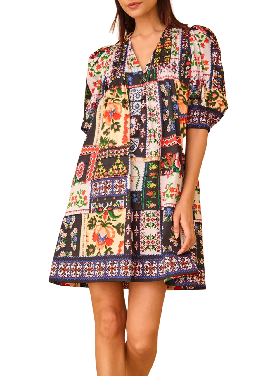 Jenkins dress - floral quilt