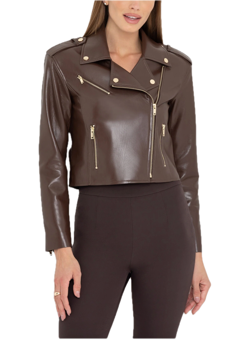 Vegan leather jacket