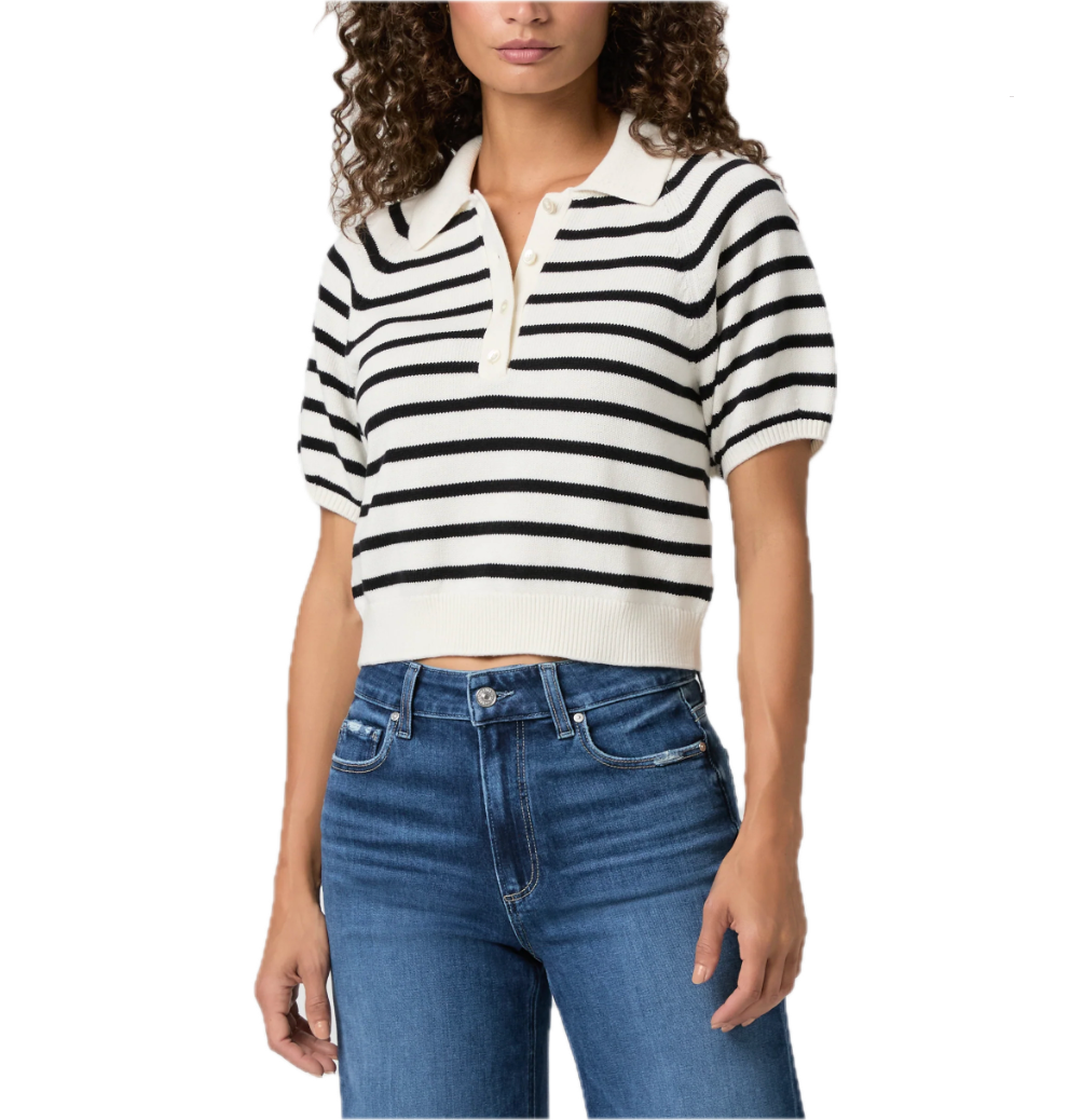 Birch top - antique white/black