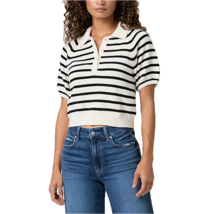 Birch top - antique white/black