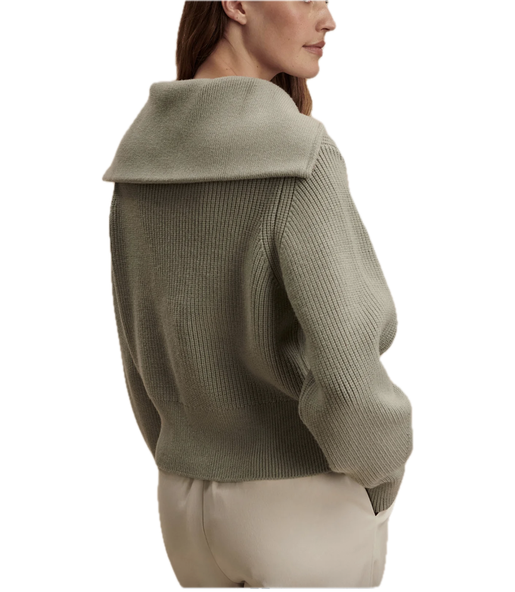 Maura half zip - agate