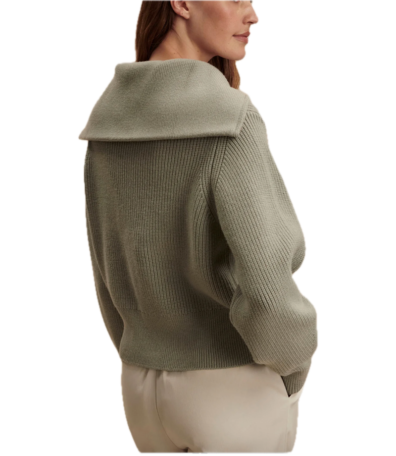 Maura half zip - agate