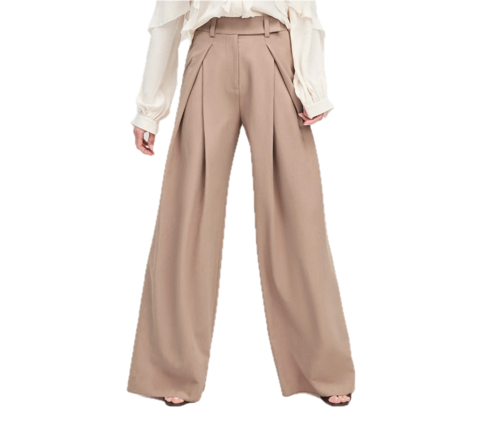Pleats for days pant - mocha
