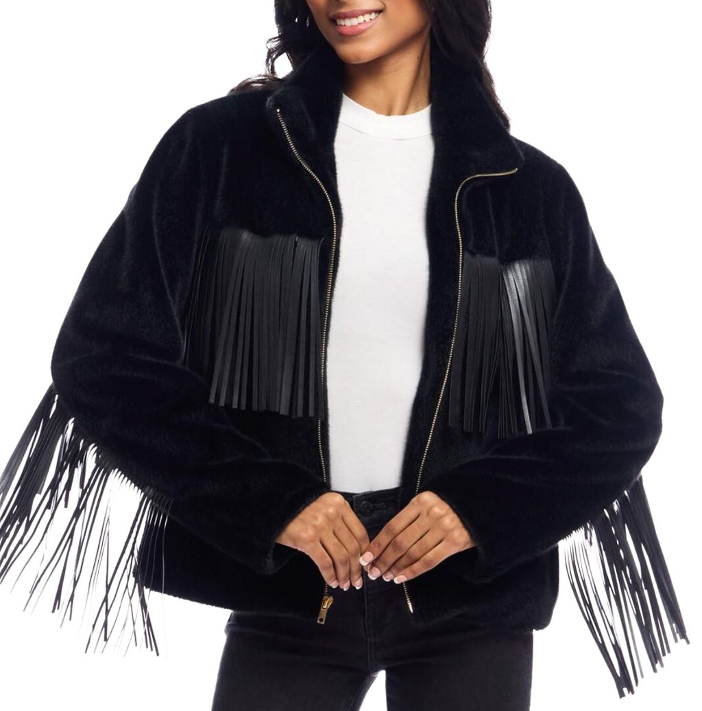 Farrah Fringe Jacket