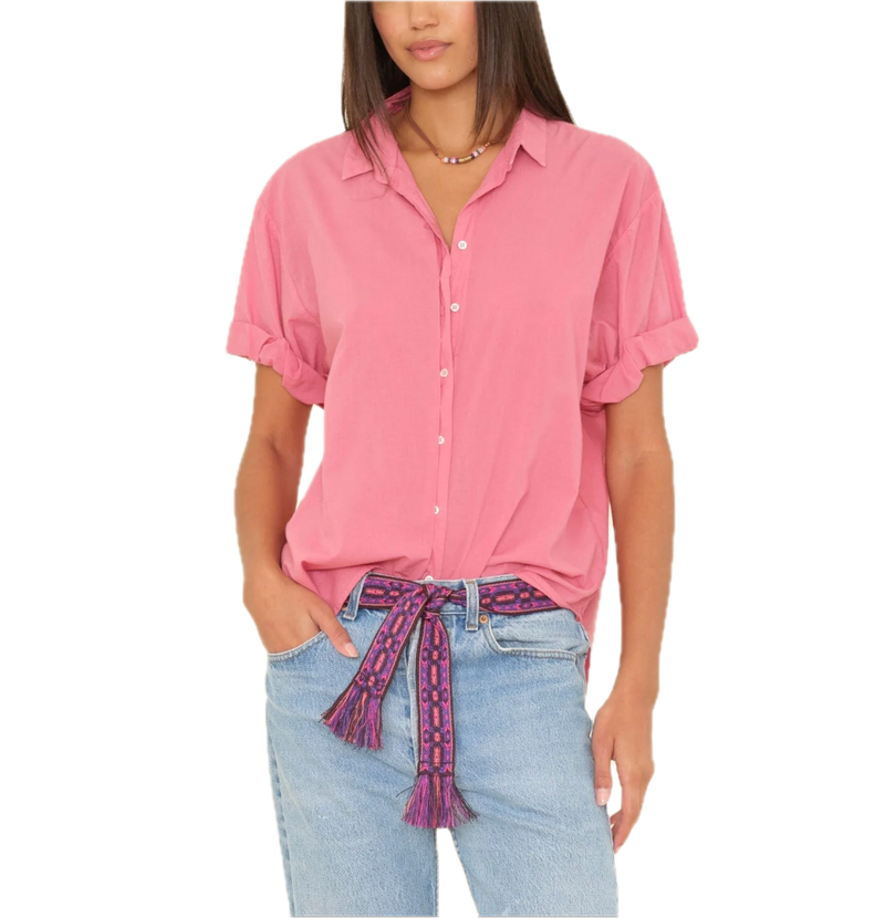Channing shirt - tea rose