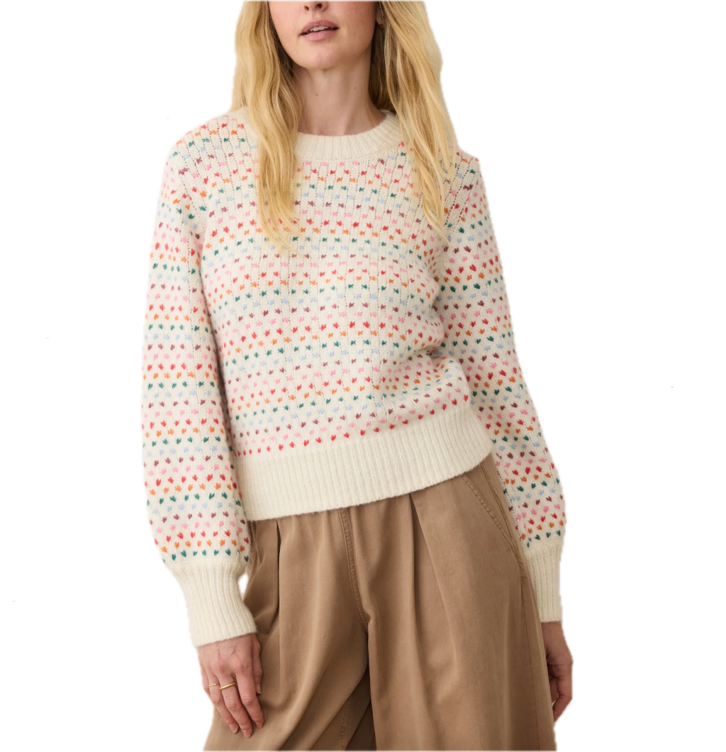 Alma crewneck - rainbow