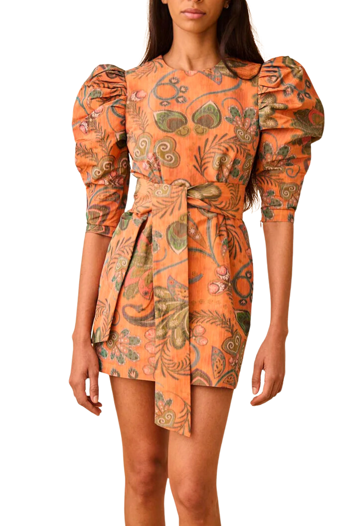 Sutton dress - mandarin ikat