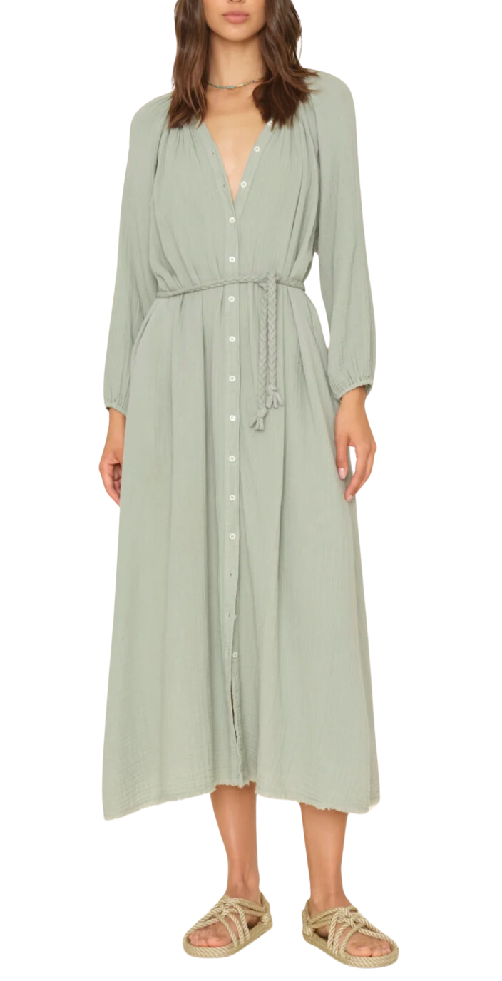 Andrea dress - aqua grey