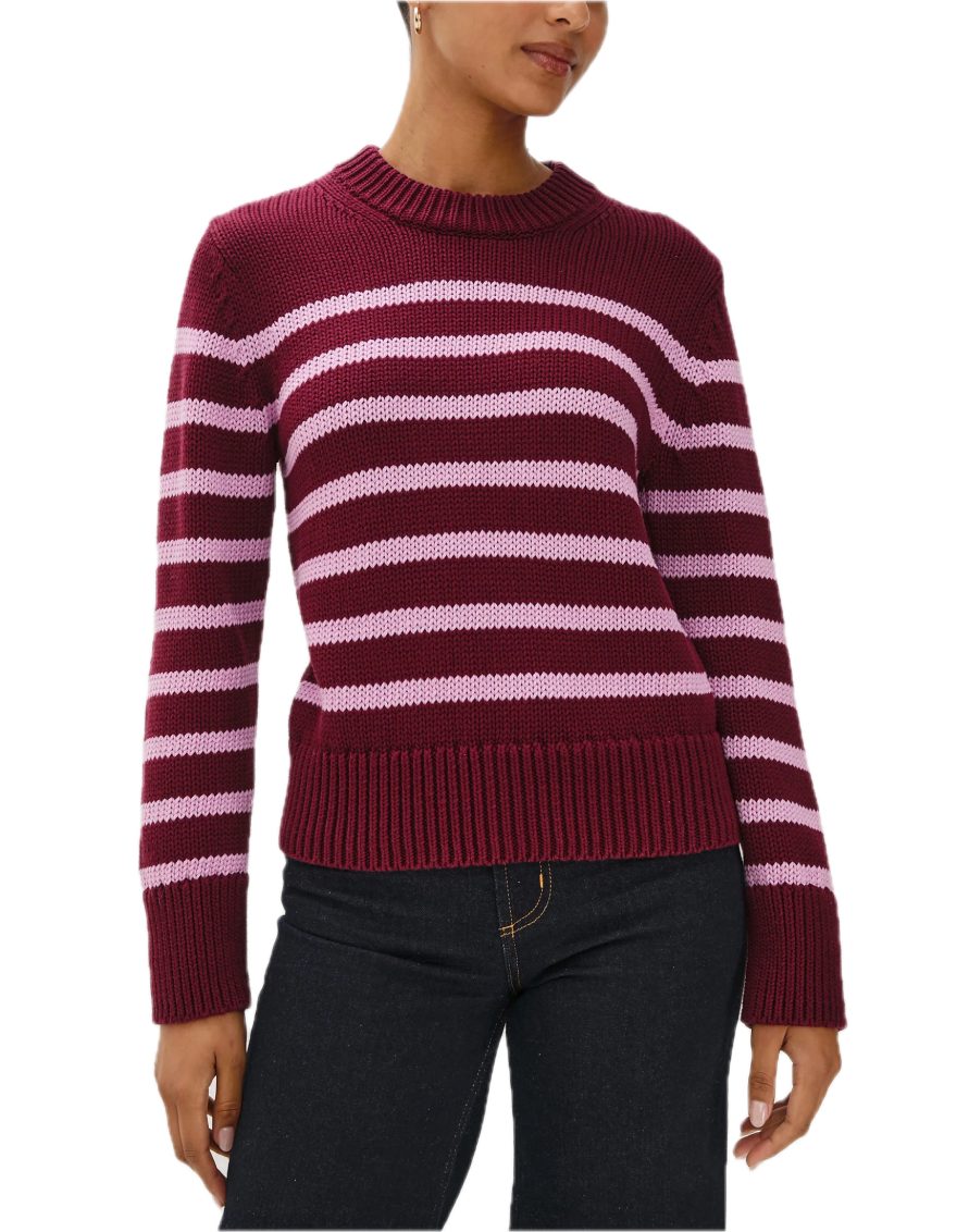 Alise - mulberry stripe