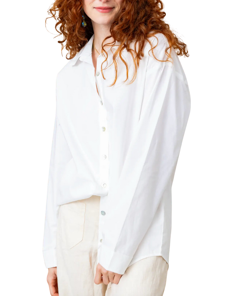 Berman button down - white poplin