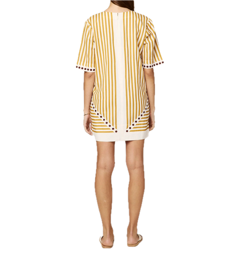 Fiona mini dress - lusso stripe