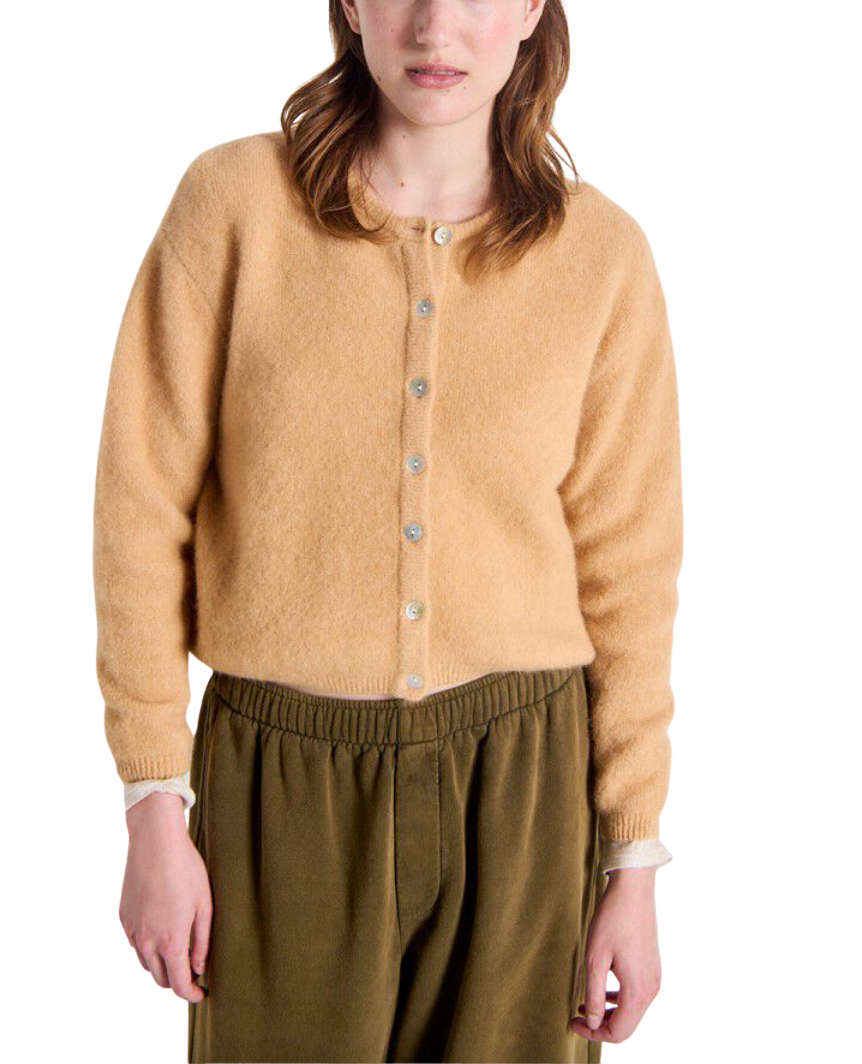 Vitow cardigan - noisette chine