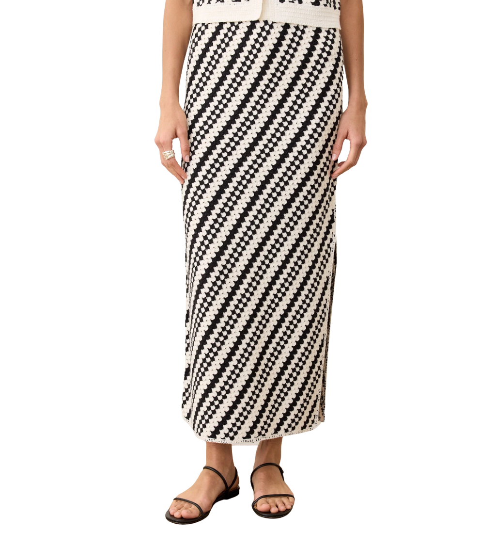 Archive sweater skirt - stripe