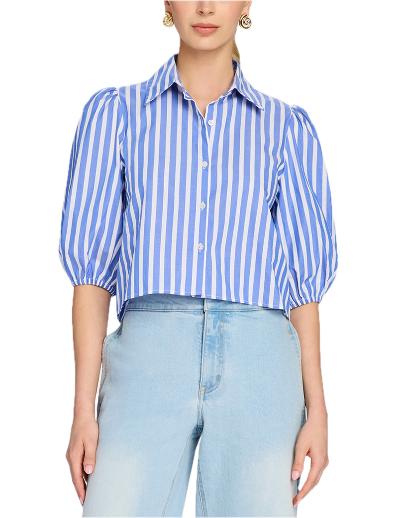 Tammy wide stripe shirt