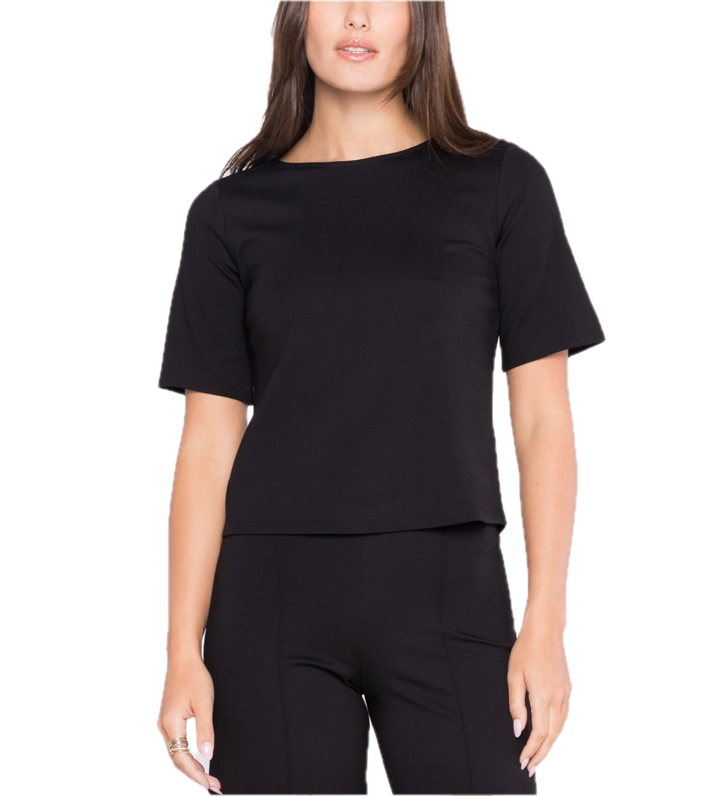 Knit SS extended - black