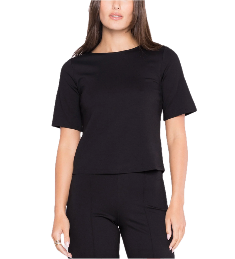 Knit SS extended - black