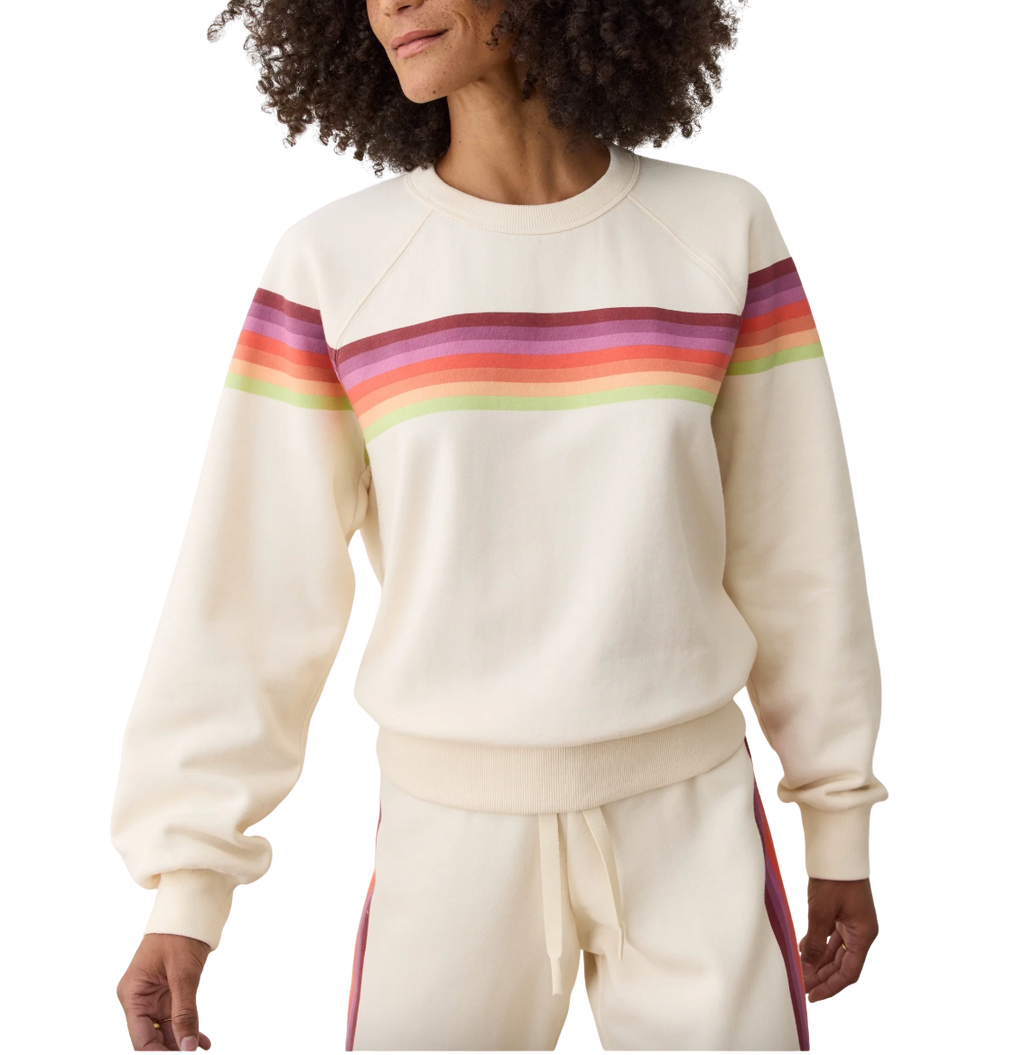 Cloud 9 crewneck-antique white