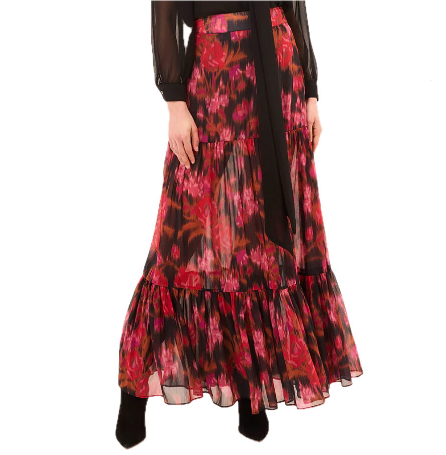 Mavi skirt - blur flora