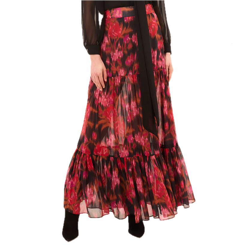 Mavi skirt - blur flora
