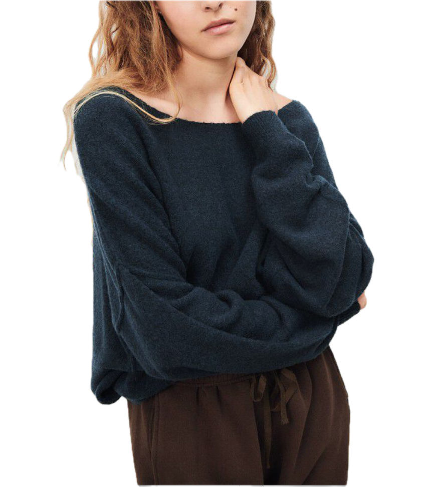 Damsville sweater - navy blue