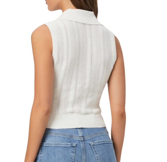 Rossana sweater tank - ivory