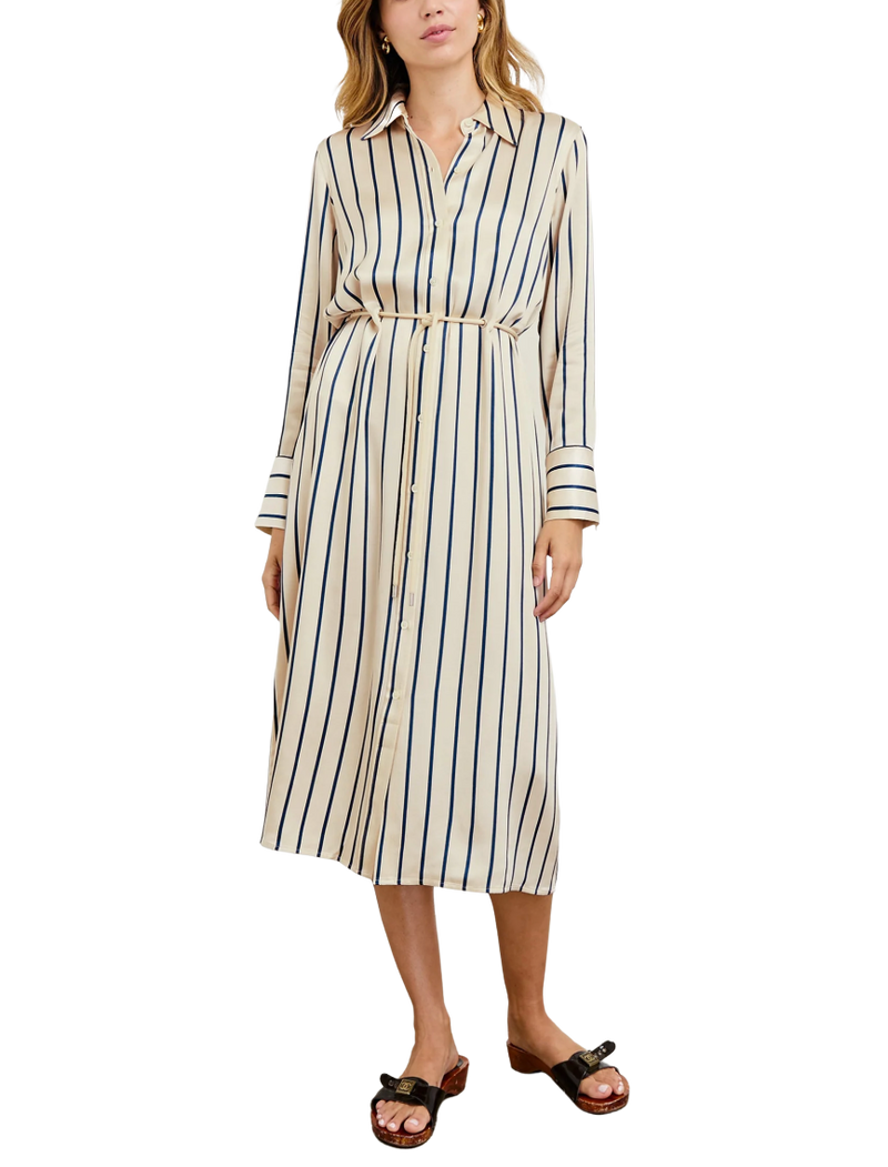 Anina - ceramic navy stripe