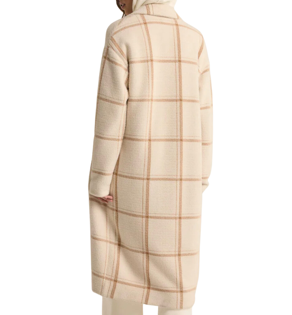 Mason windowpine coat- sea salt