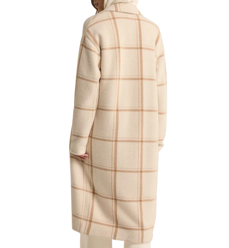 Mason windowpine coat- sea salt