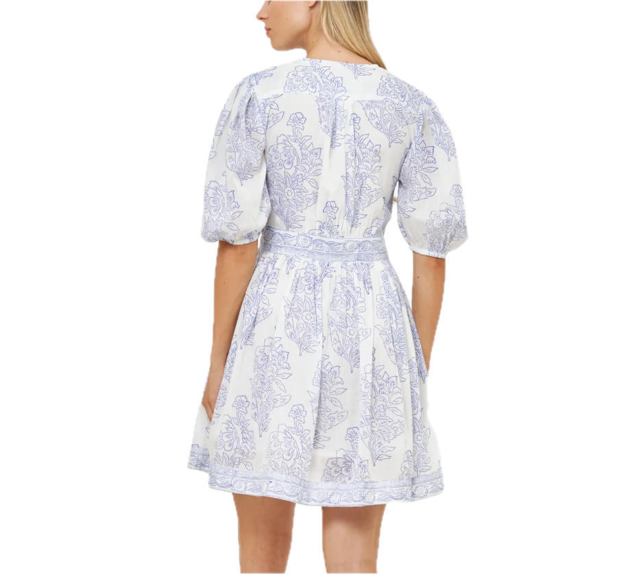 V-neck mini - marseille blue