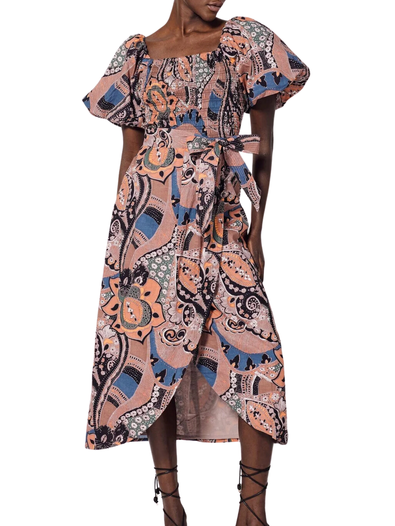 Lexi midi dress - mirage print