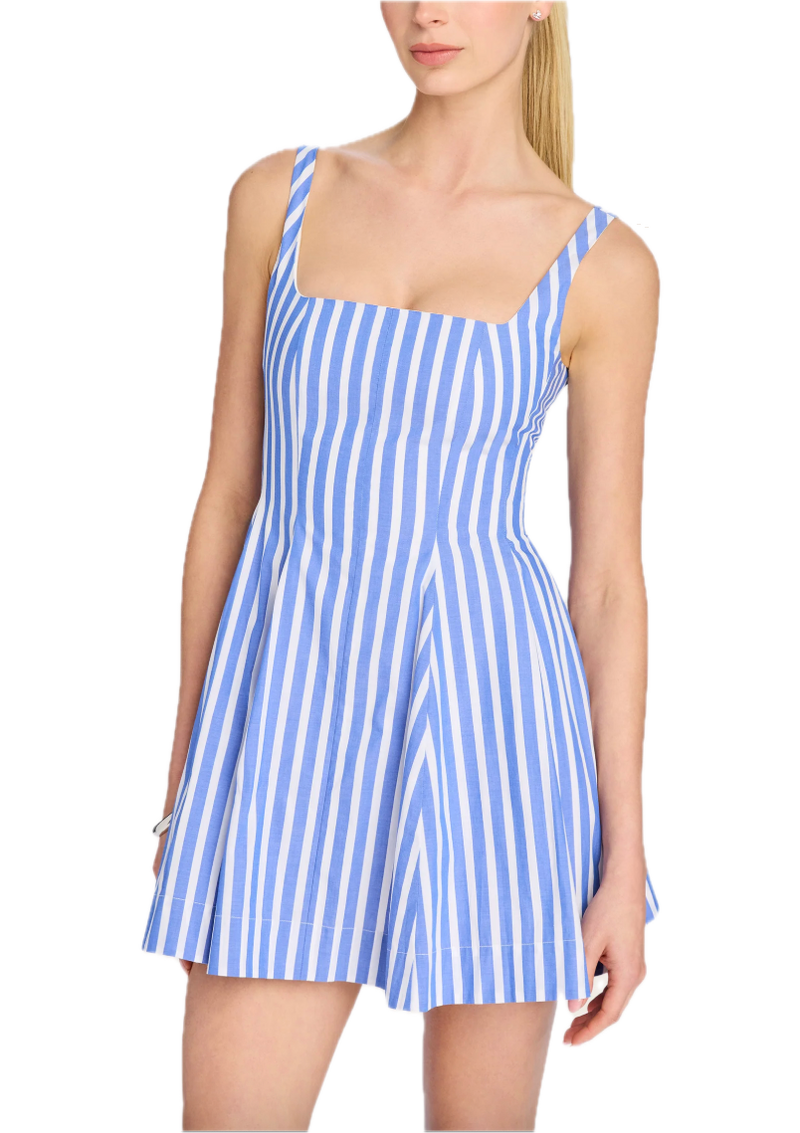 wide stripe dress stripe