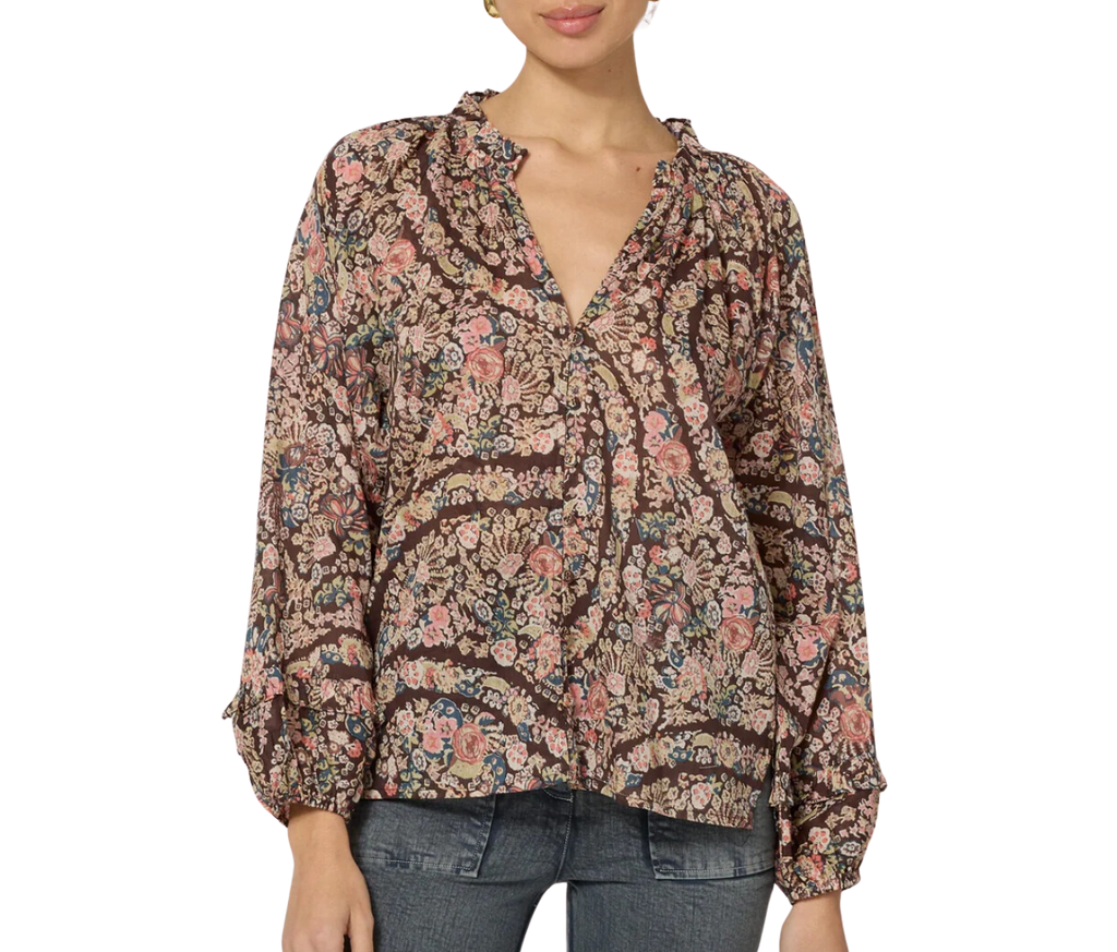 Alicia blouse - divina print