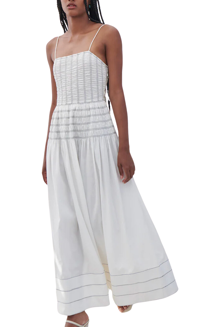 Adalene dress - white
