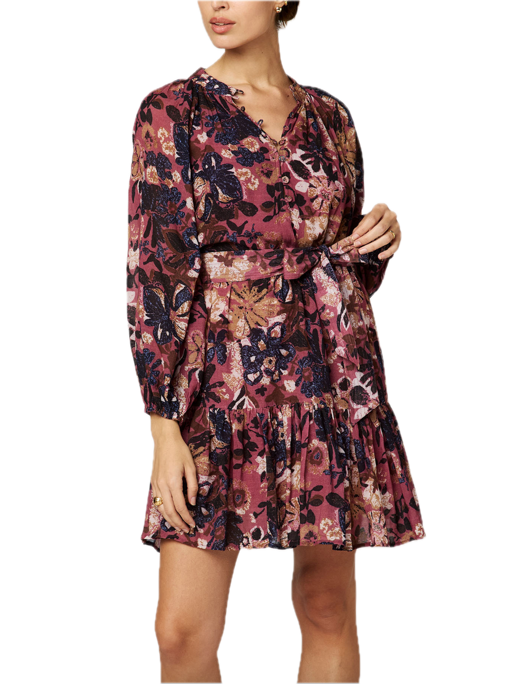 Elvia mini dress - bergamo print