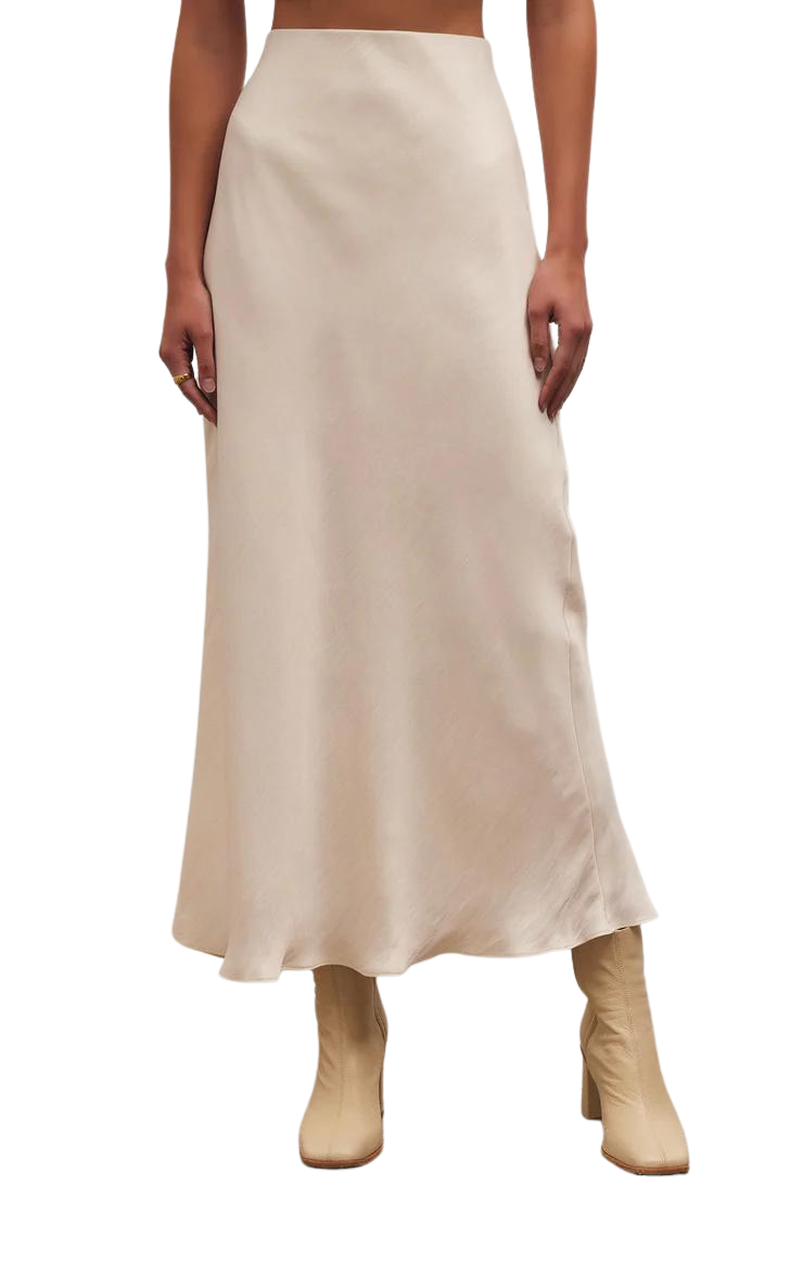 Europa poly sheen skirt
