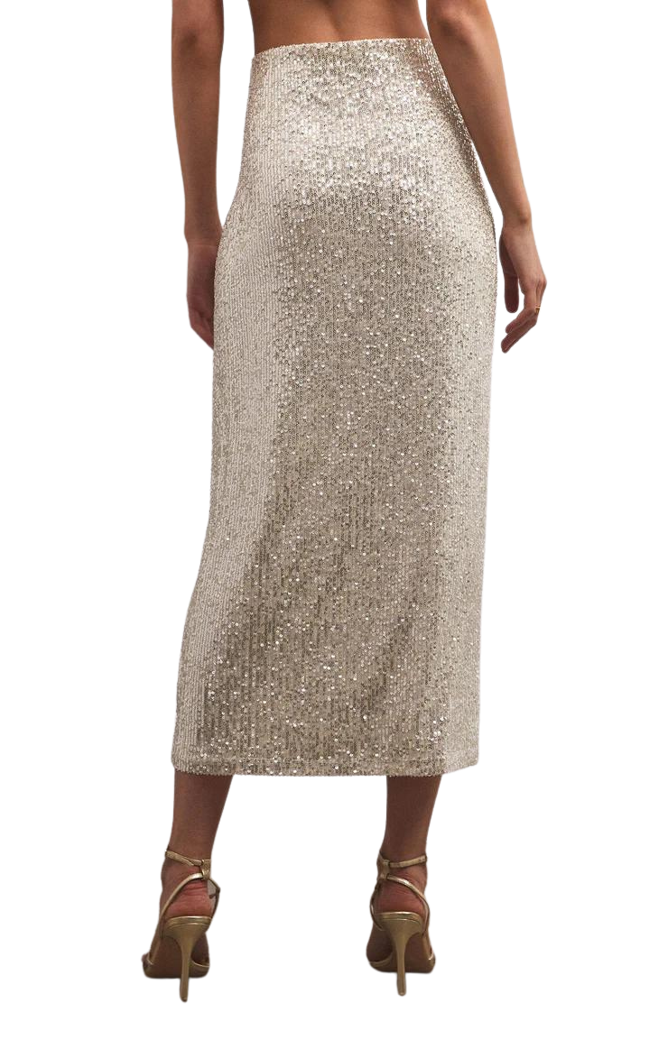 Saturn sequin skirt