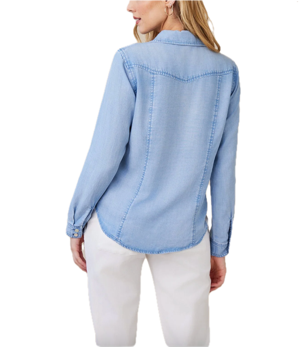 LS shirt - coastal spray wash