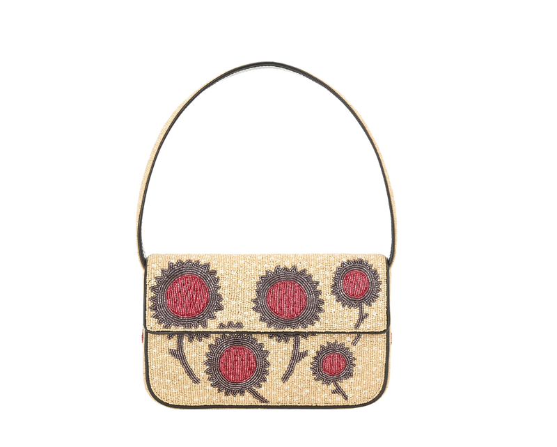 Tommy beaded bag - sunflower