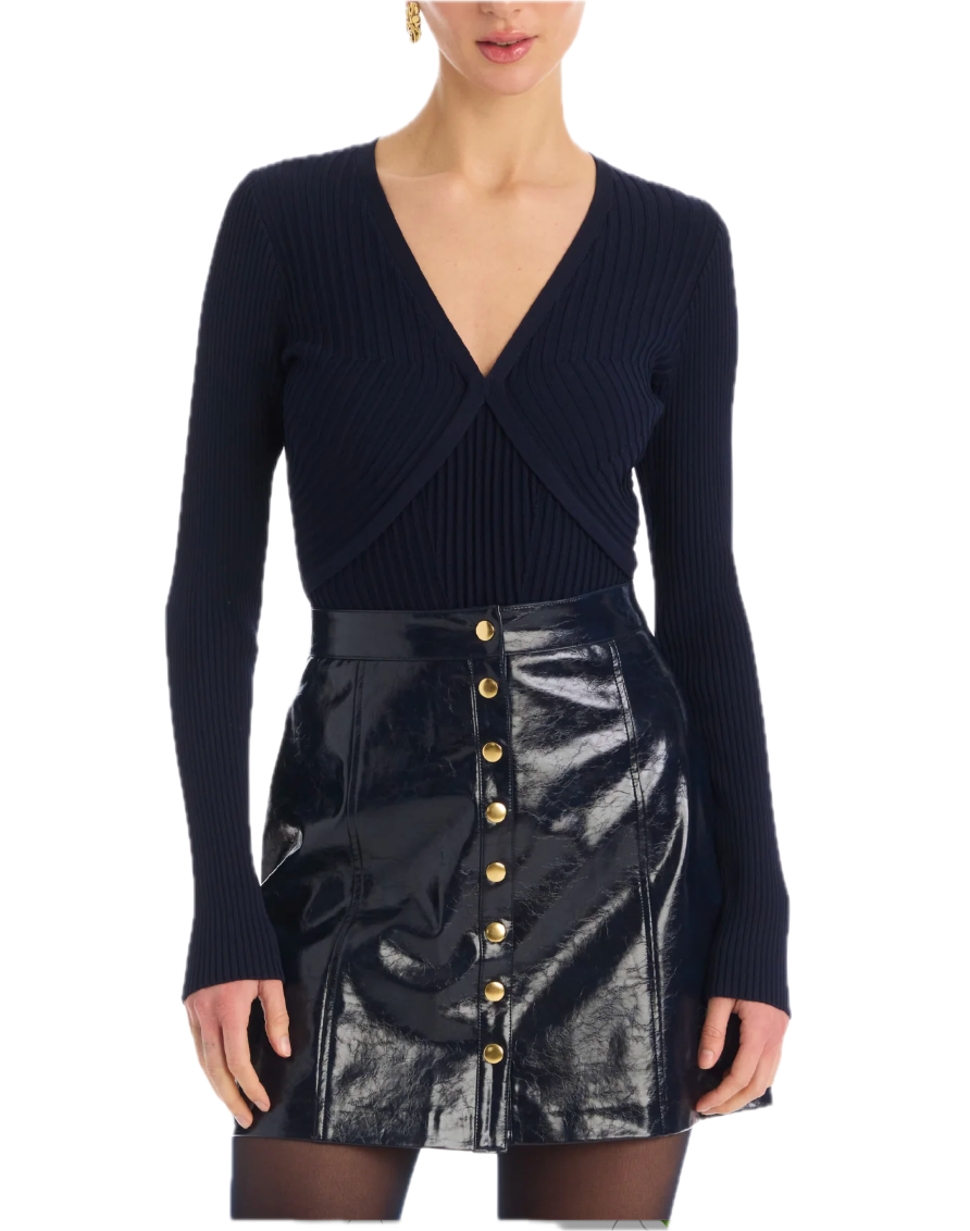 Haley knit top - navy