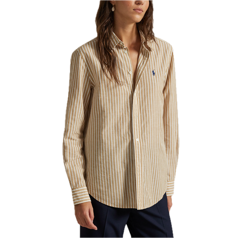 70/1 Cotton shirt - camel