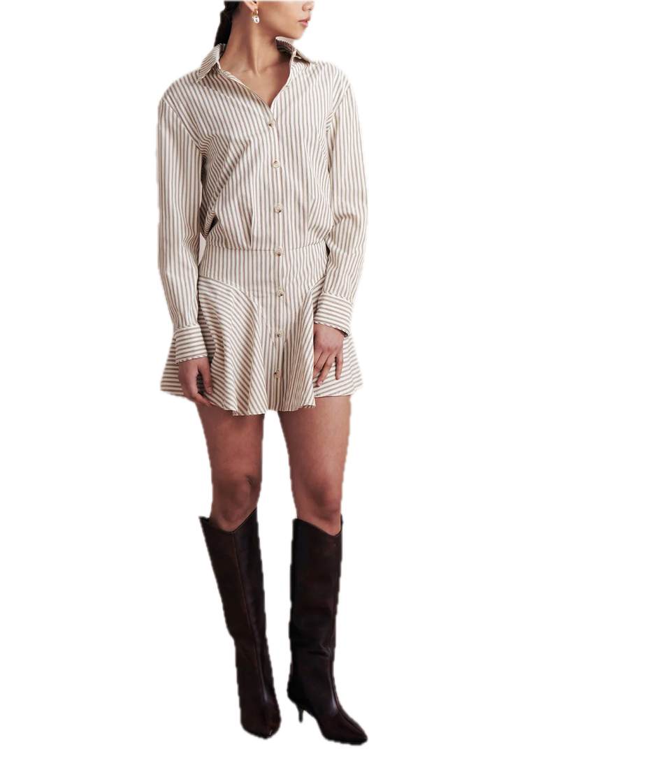 Naeem creme/brown