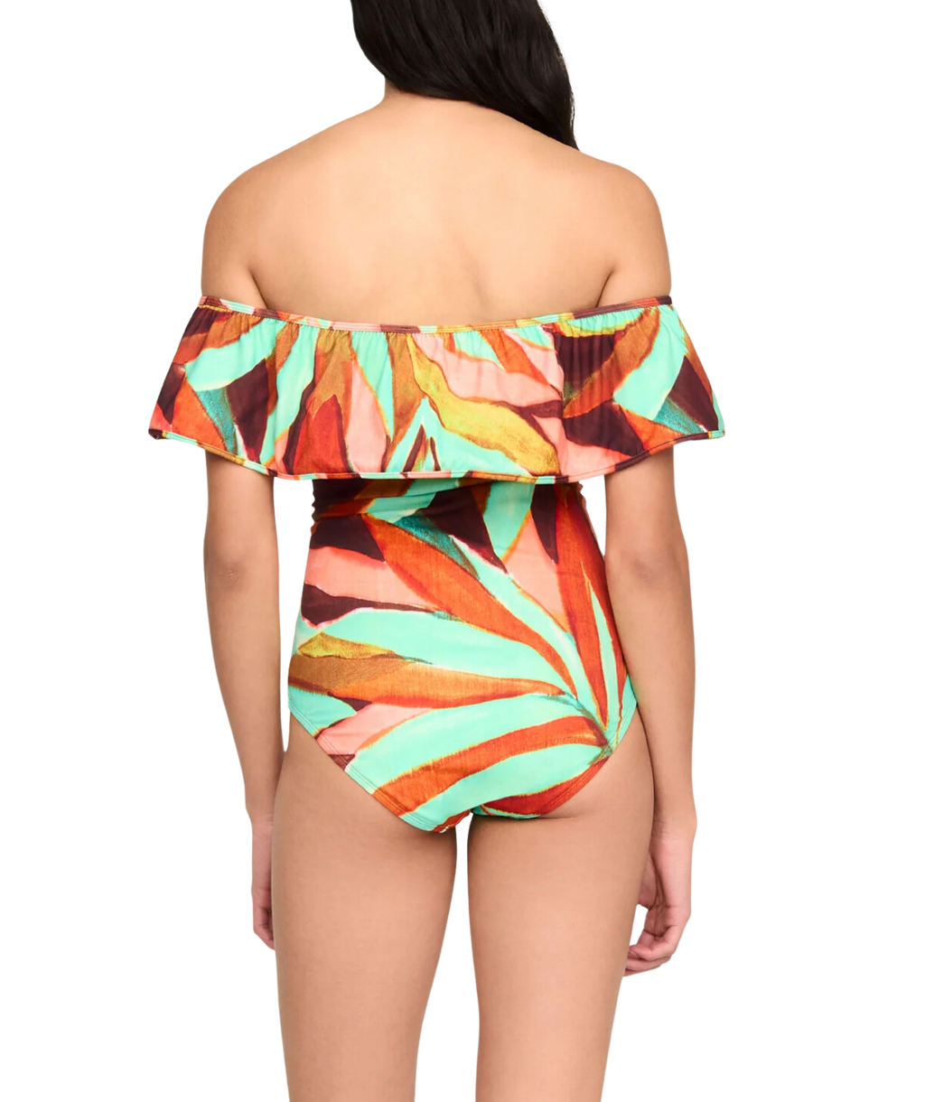 Marceline one piece - tropical coral