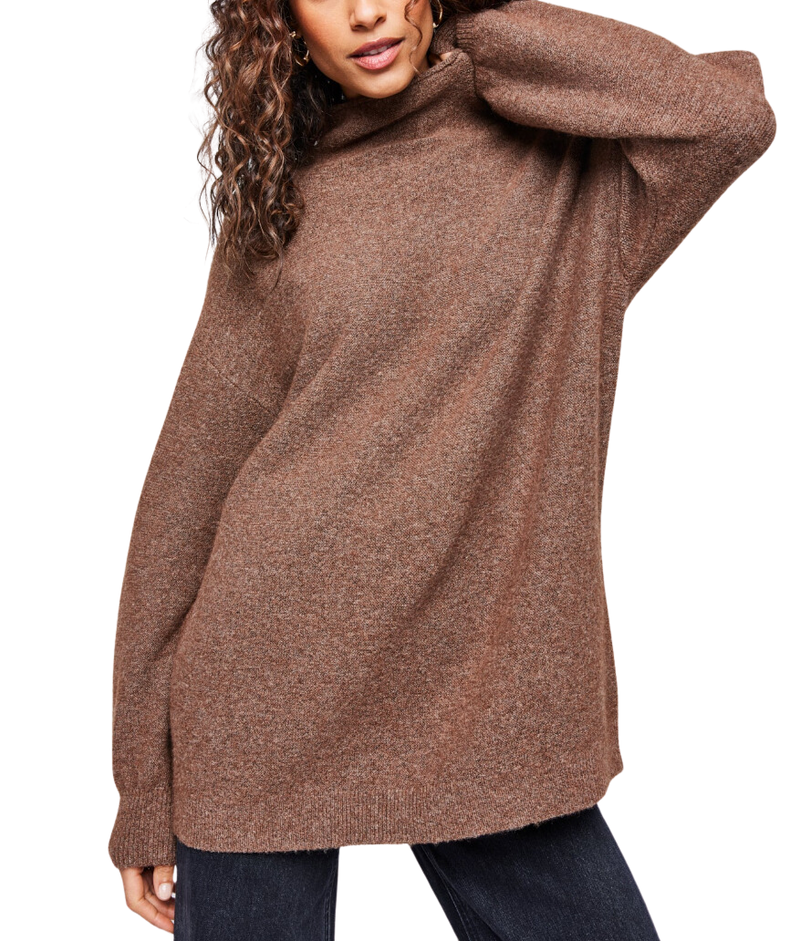 Jones sweater - heather nutmeg